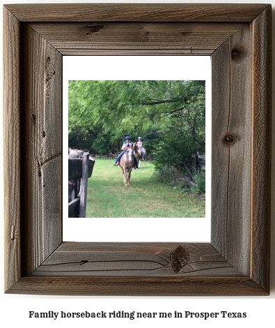 family horseback riding near me in Prosper, Texas